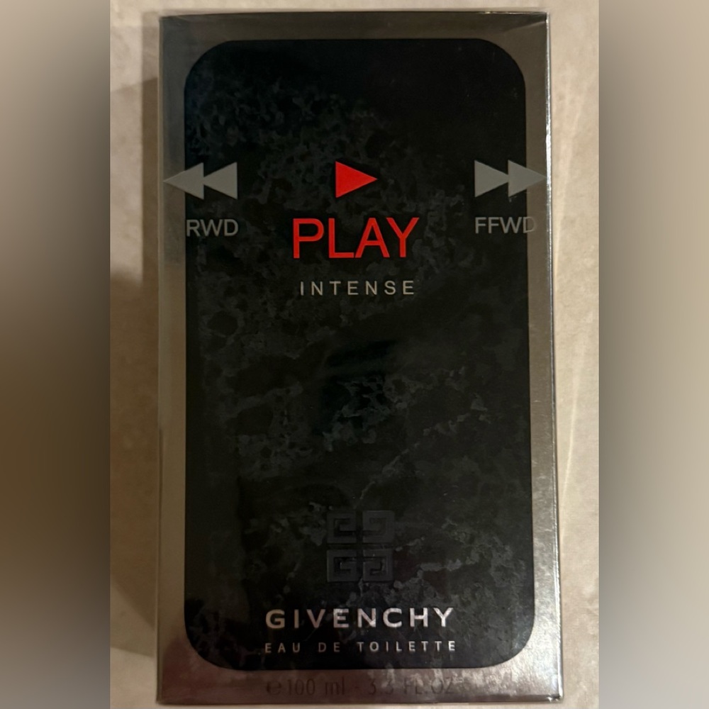 GIVENCHY PLAY INTENSE EDT Spray FOR MEN 3.3 Oz / 100 ml DISCONTINUED Sealed Box!
